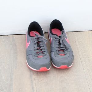 Pink and Gray Nike Shoes